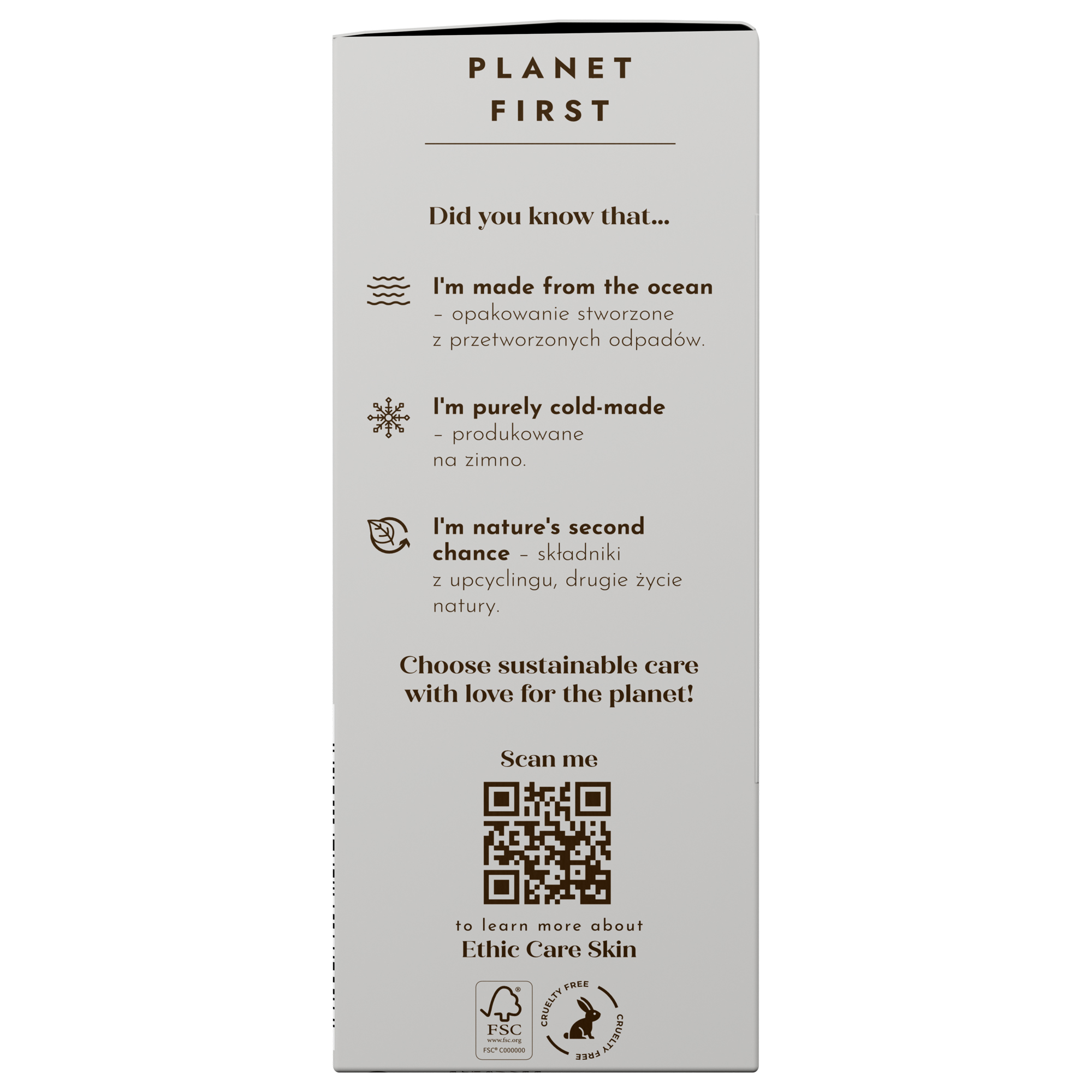 Nacomi Ethic Care Skin Reset Eye Cream Krem pod oczy, 15 ml