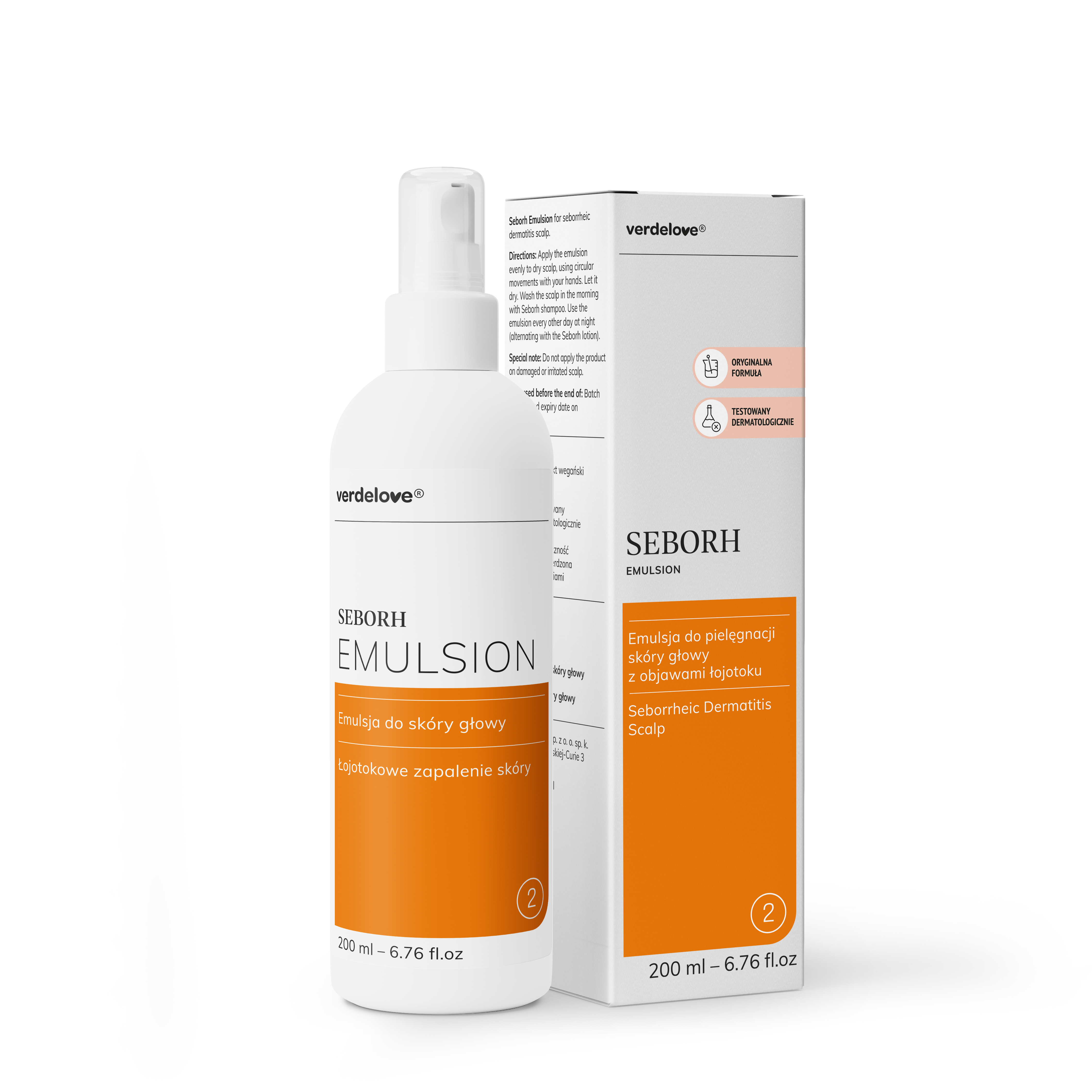  Verdelove Seborh, emulsja na łojotokowe zapalenie skóry głowy, 200 ml zdjęcie