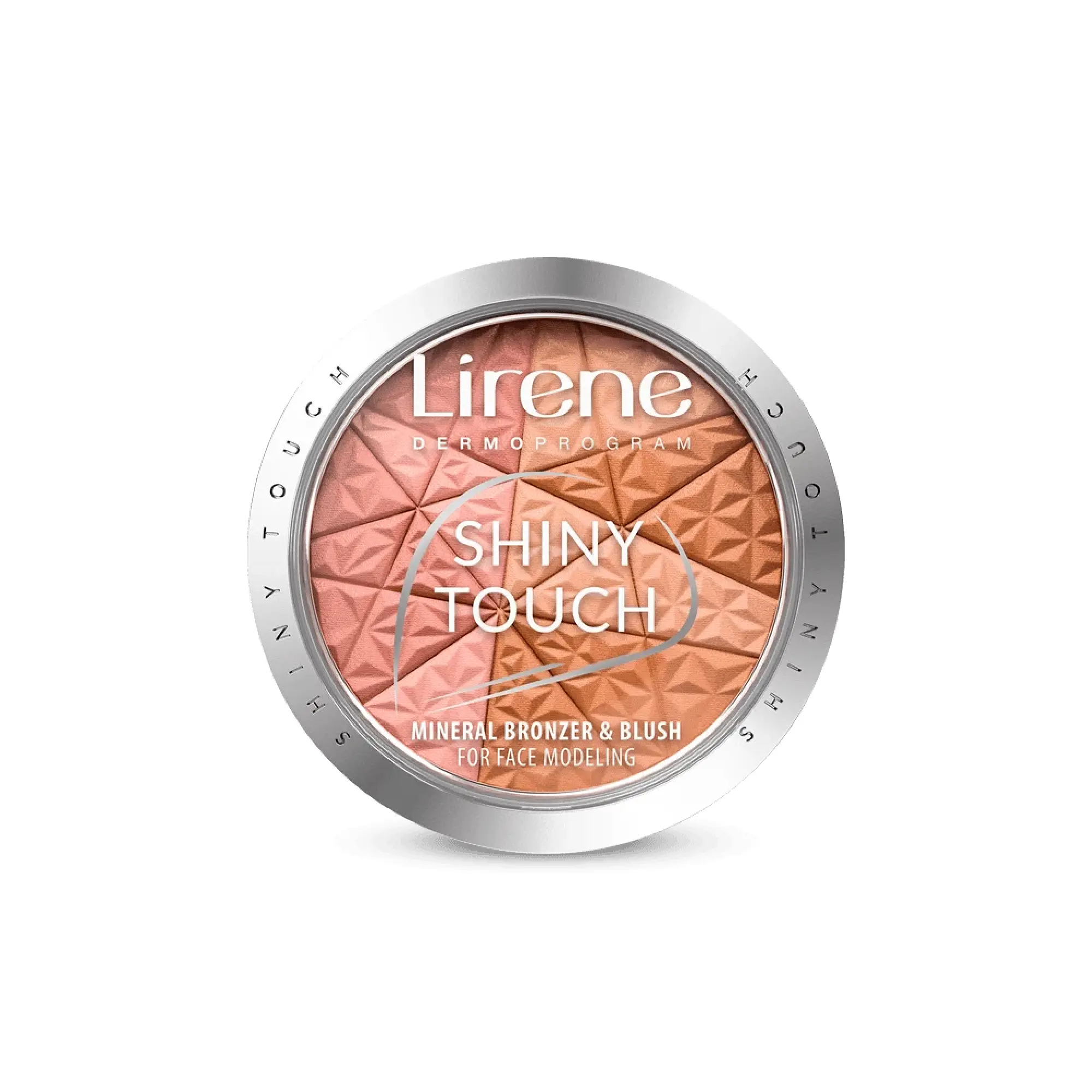 Lirene Shiny Touch, Mineralny bronzer z różem modelujący owal twarzy, 9 g zdjęcie