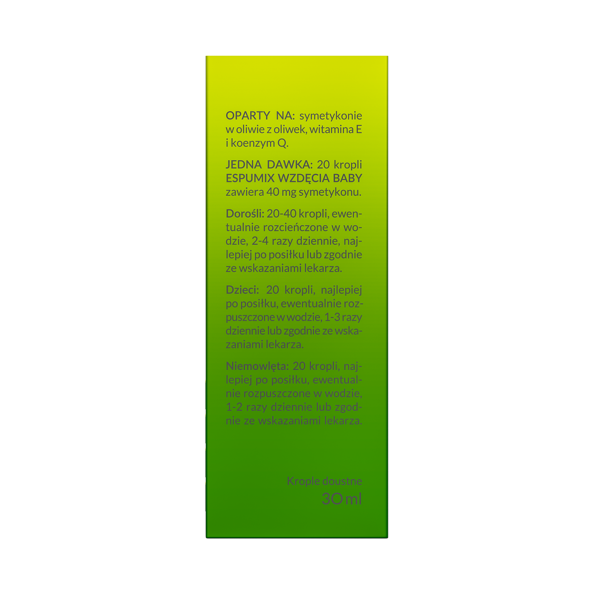 Espumix Wzdęcia Baby, 40 mg symetykonu, 30 ml