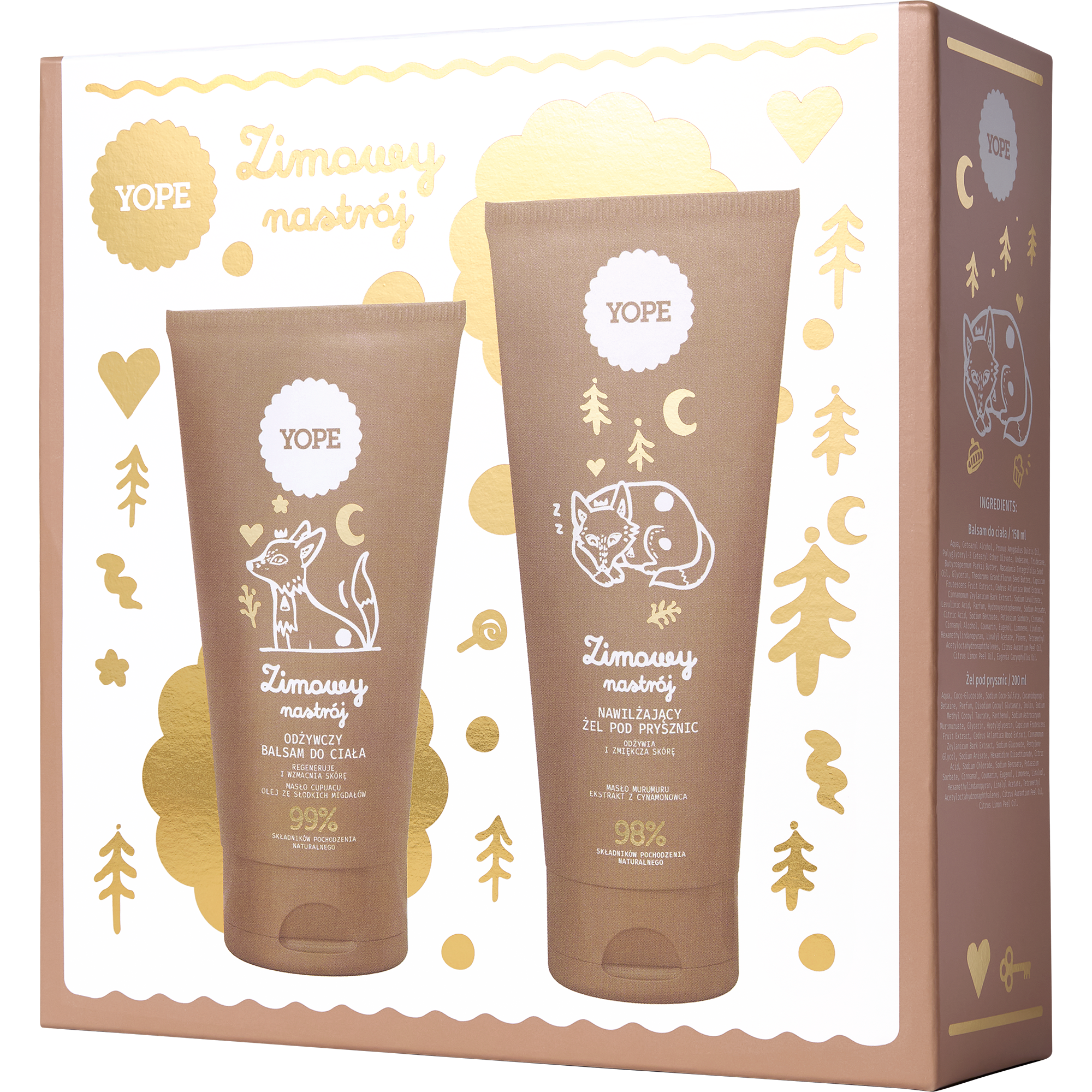 Yope Zestaw Zimowy Nastrój Żel pod prysznic, 200 ml, + balsam do ciała, 150 ml zdjęcie