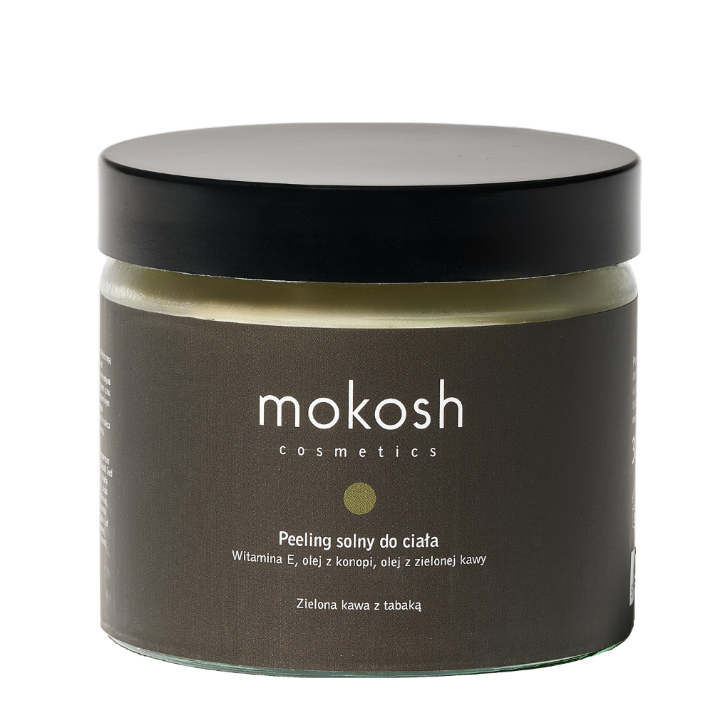 Mokosh Peeling solny do ciała Zielona kawa z tabaką - 300 g zdjęcie