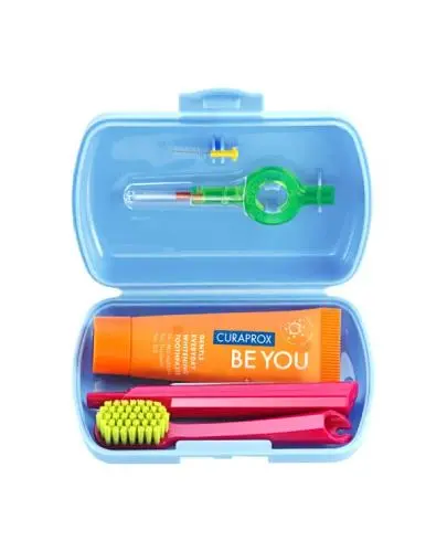 Curaprox Travel Set Blue zestaw podróżny 1 sztuka zdjęcie