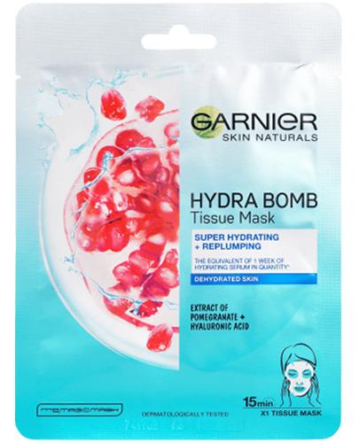 Garnier Skin Naturals Hydra Bomb Intensywnie nawilżająca maska na tkaninie - 28 g - cena, opinie, właściwości zdjęcie