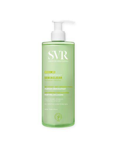 SVR Sebiaclear Gel Moussant oczyszczający żel do mycia skóry trądzikowej i tłustej 400 ml zdjęcie