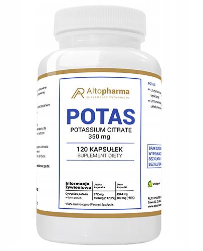 Altopharma Potas Potassium citrate 350 mg, 120 kapsułek zdjęcie