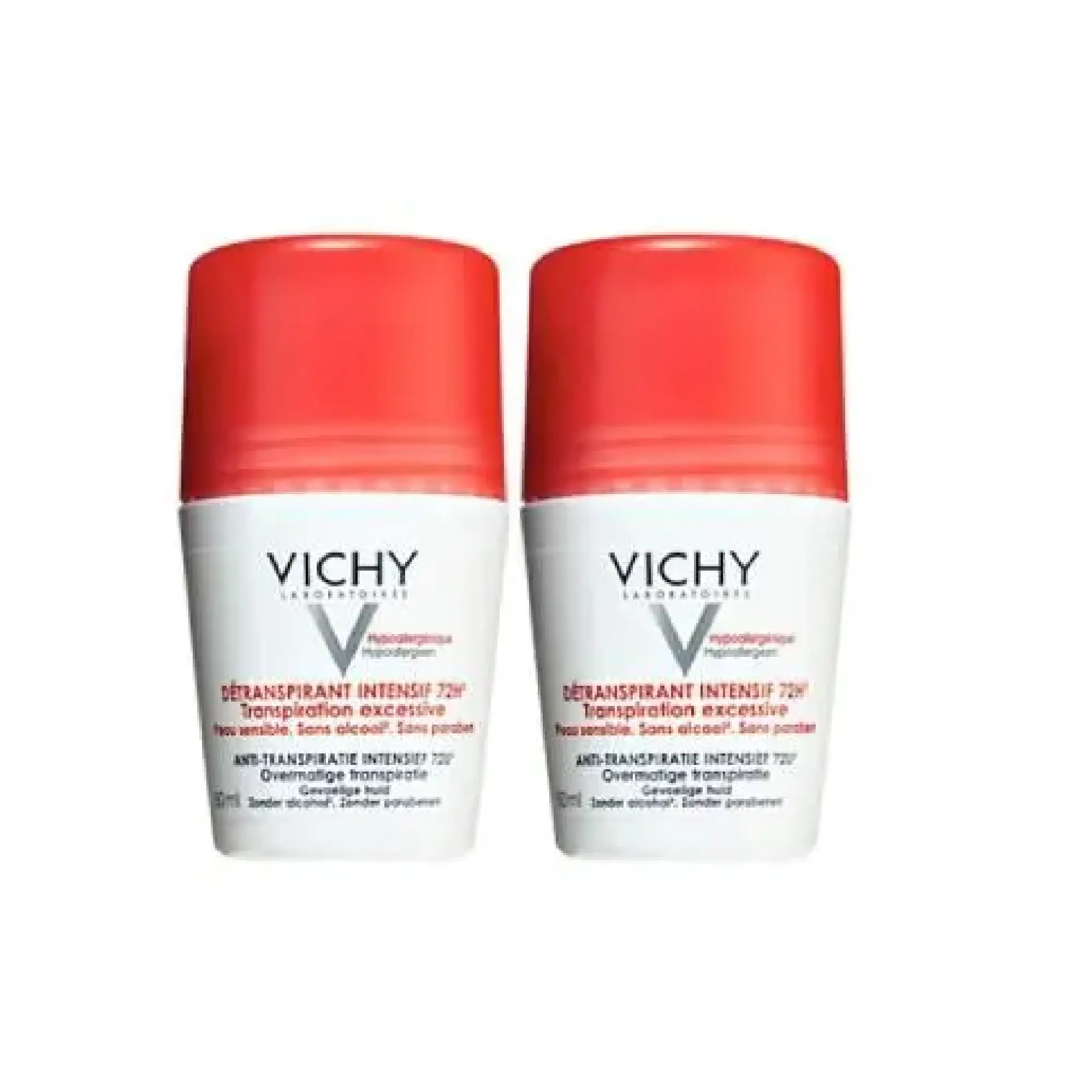  Vichy Deo Antyperspirant 72h stress resist roll-on, 2 x 50 ml zdjęcie