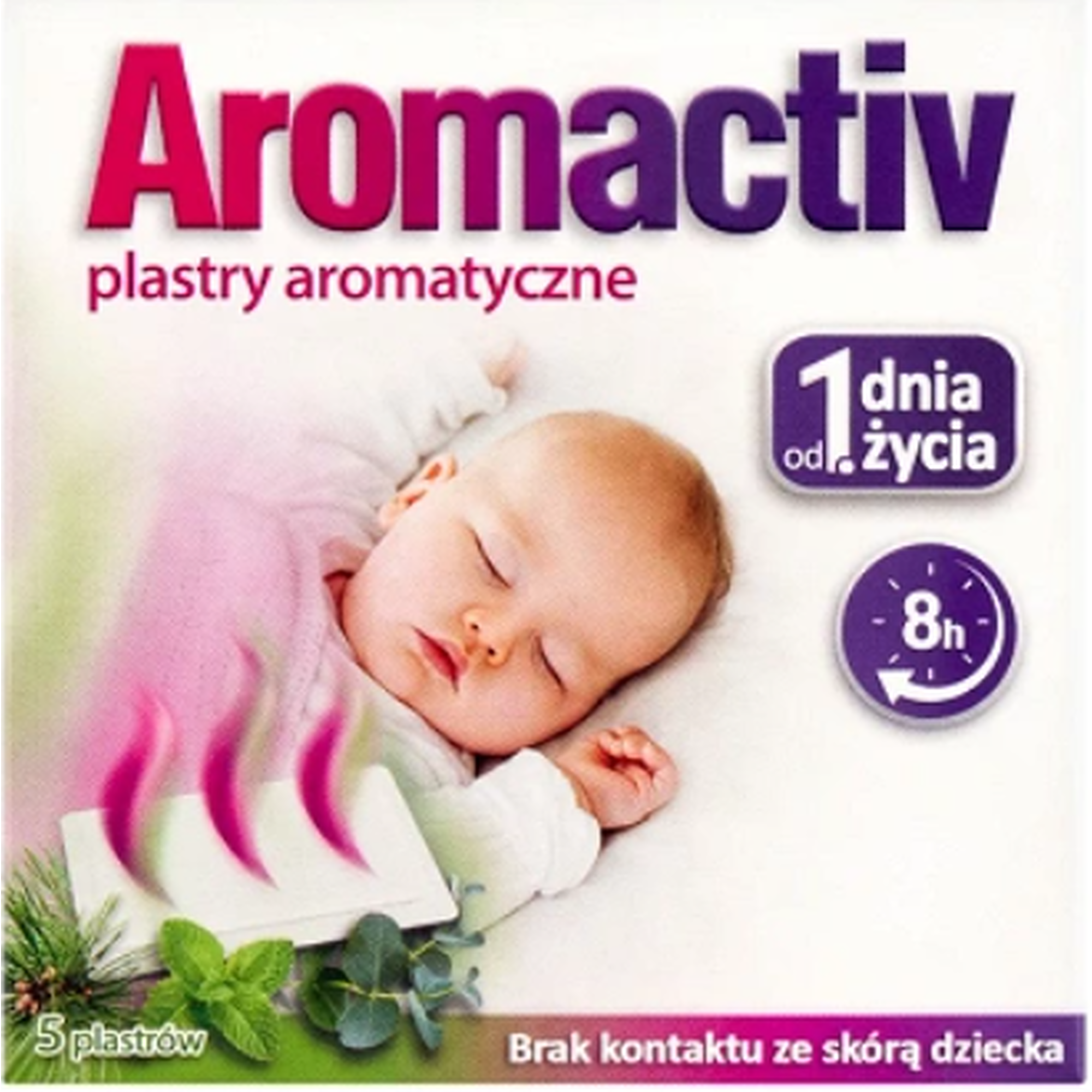 Aromactiv plastry aromatyczne od 1. dnia życia, 5 sztuk zdjęcie