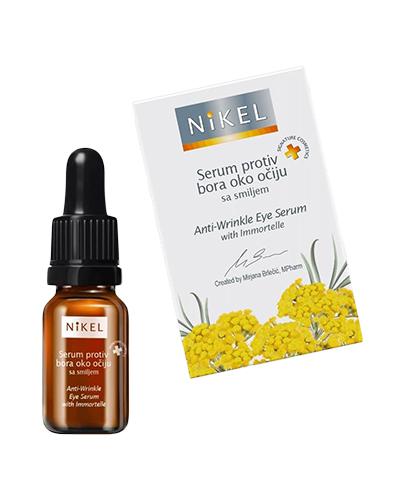 Nikel Przeciwzmarszczkowe Serum pod oczy z kwiatem Imortelle, 10 ml, cena, opinie, skład zdjęcie