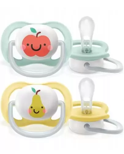 Avent Philips Ultra Air Happy smoczek uspokajający 0-6m 2 sztuki [SCF080/17] zdjęcie