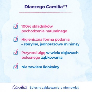 Camilia, roztwór doustny na bolesne ząbkowanie, 30 x 1 ml