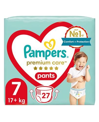 Pampers Premium Care Pieluchomajtki rozmiar 7, 17 kg+, 27 sztuk zdjęcie