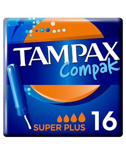 Tampax Compak Super Plus Tampony z aplikatorem - 16 sztuk zdjęcie