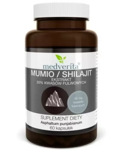Medverita mumio/shilajit 60 kapsułek zdjęcie
