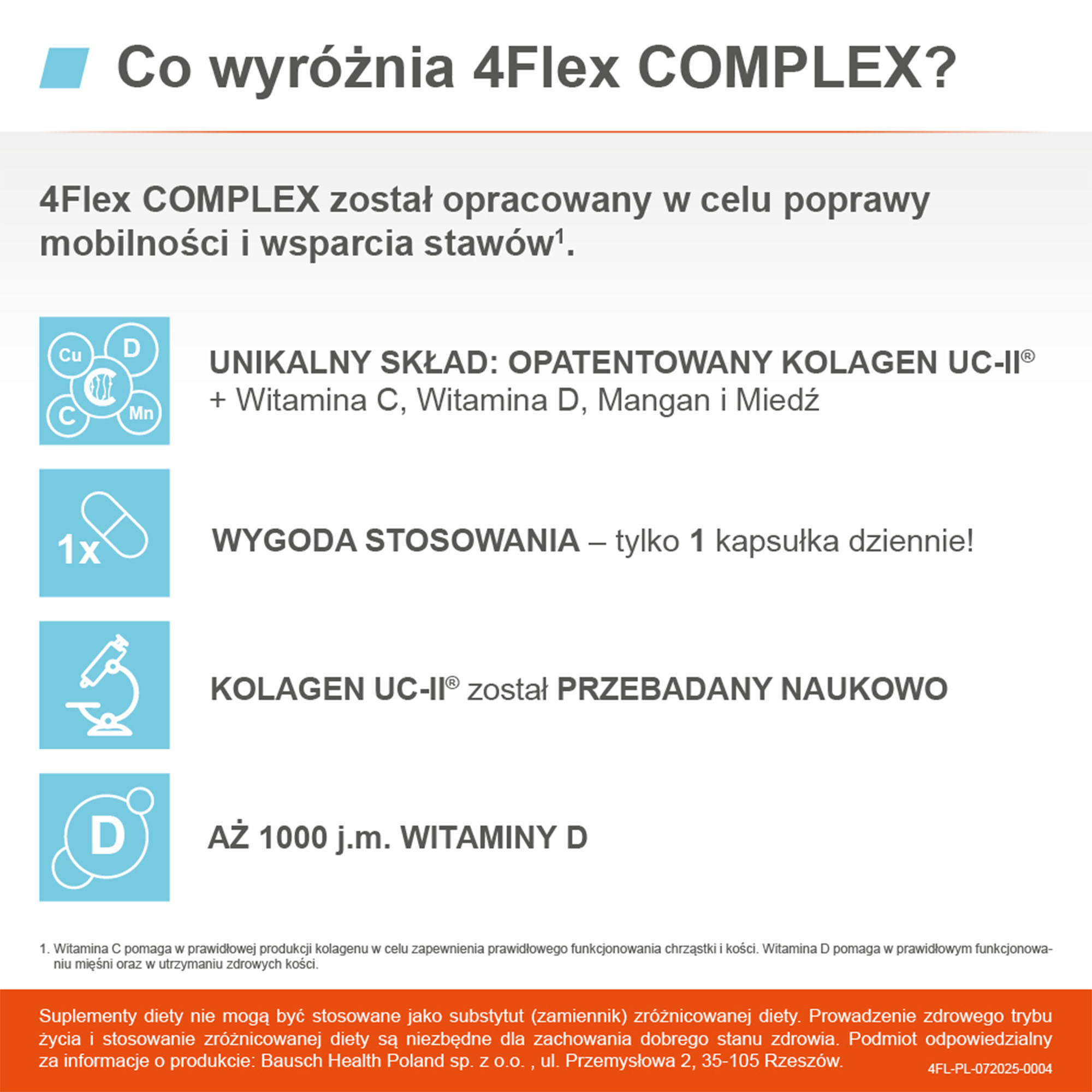 4Flex Complex, kapsułki, 30 sztuk