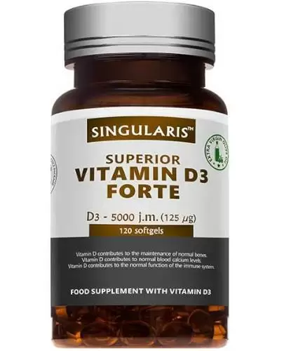 Singularis Superior witamina D3 Forte 5000 dla dorosłych 120 kapsułek zdjęcie