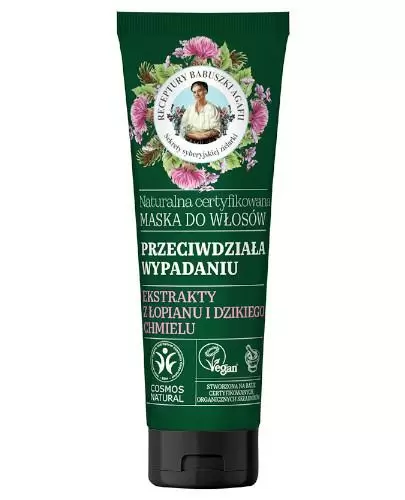 Babuszka Agafia Naturalna certyfikowana maska do włosów przeciw wypadaniu 200 ml zdjęcie