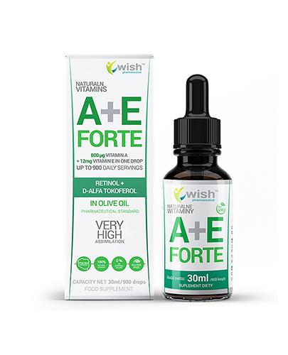 Wish Witamina A+E Forte krople, 30 ml  zdjęcie