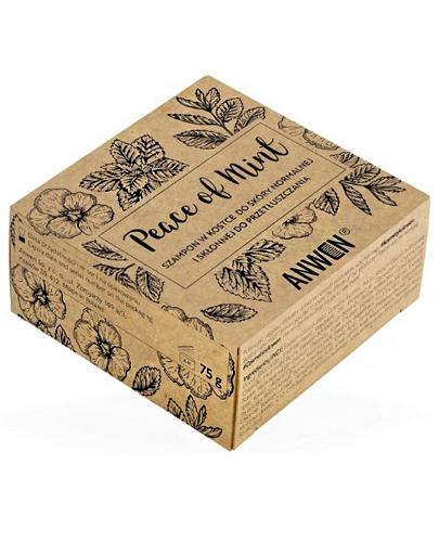 Anwen Peace of mint Szampon w kostce w puszce do skóry normalnej i skłonnej do przetłuszczania, 75 g zdjęcie