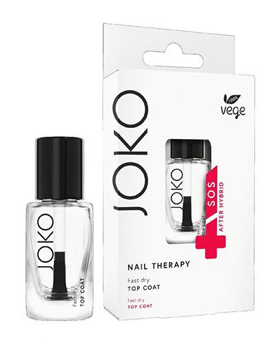 Joko Nail Therapy Odżywka do paznokci Top Coat, 11 ml, stosowanie zdjęcie