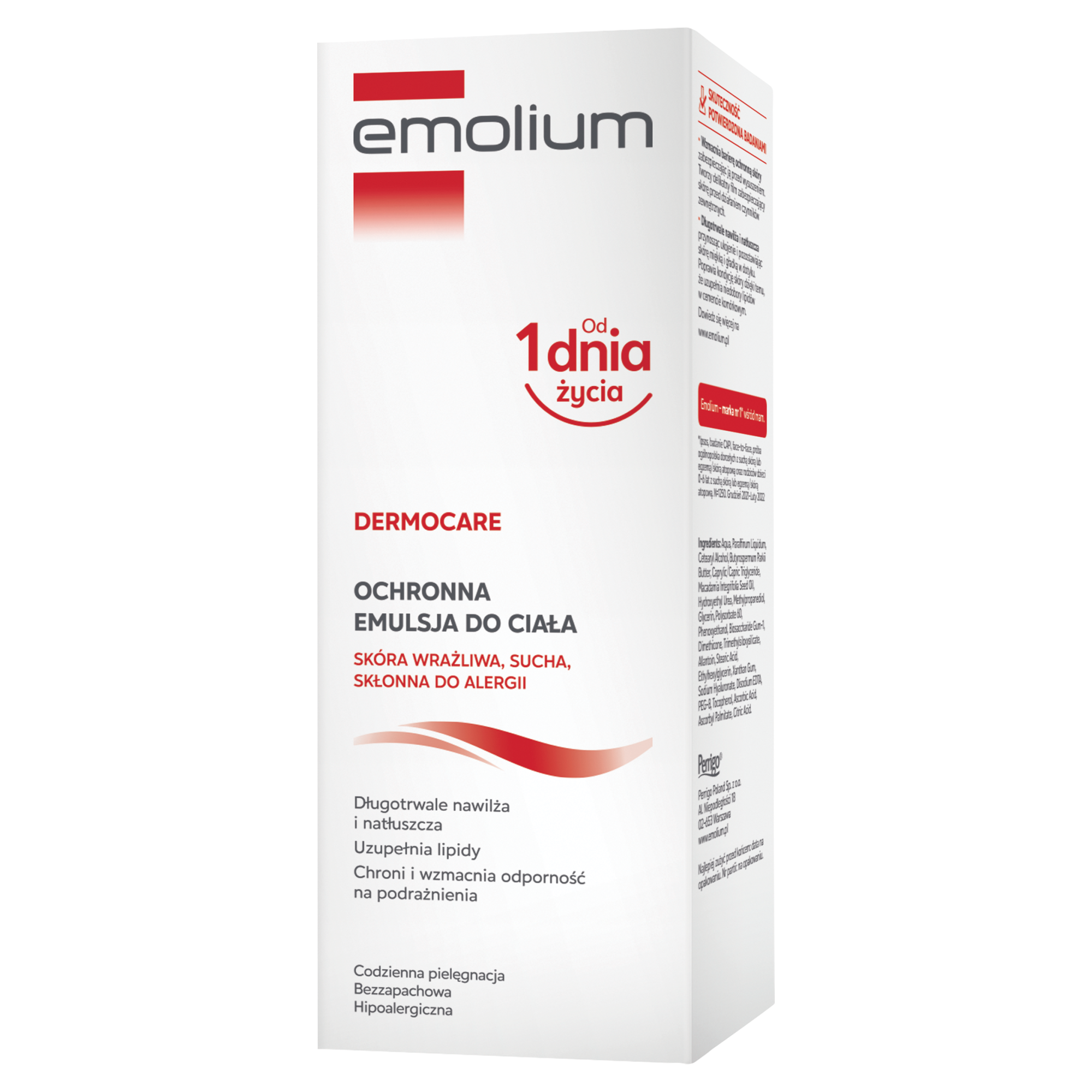 Emolium Dermocare emulsja do ciała od urodzenia 200 ml zdjęcie