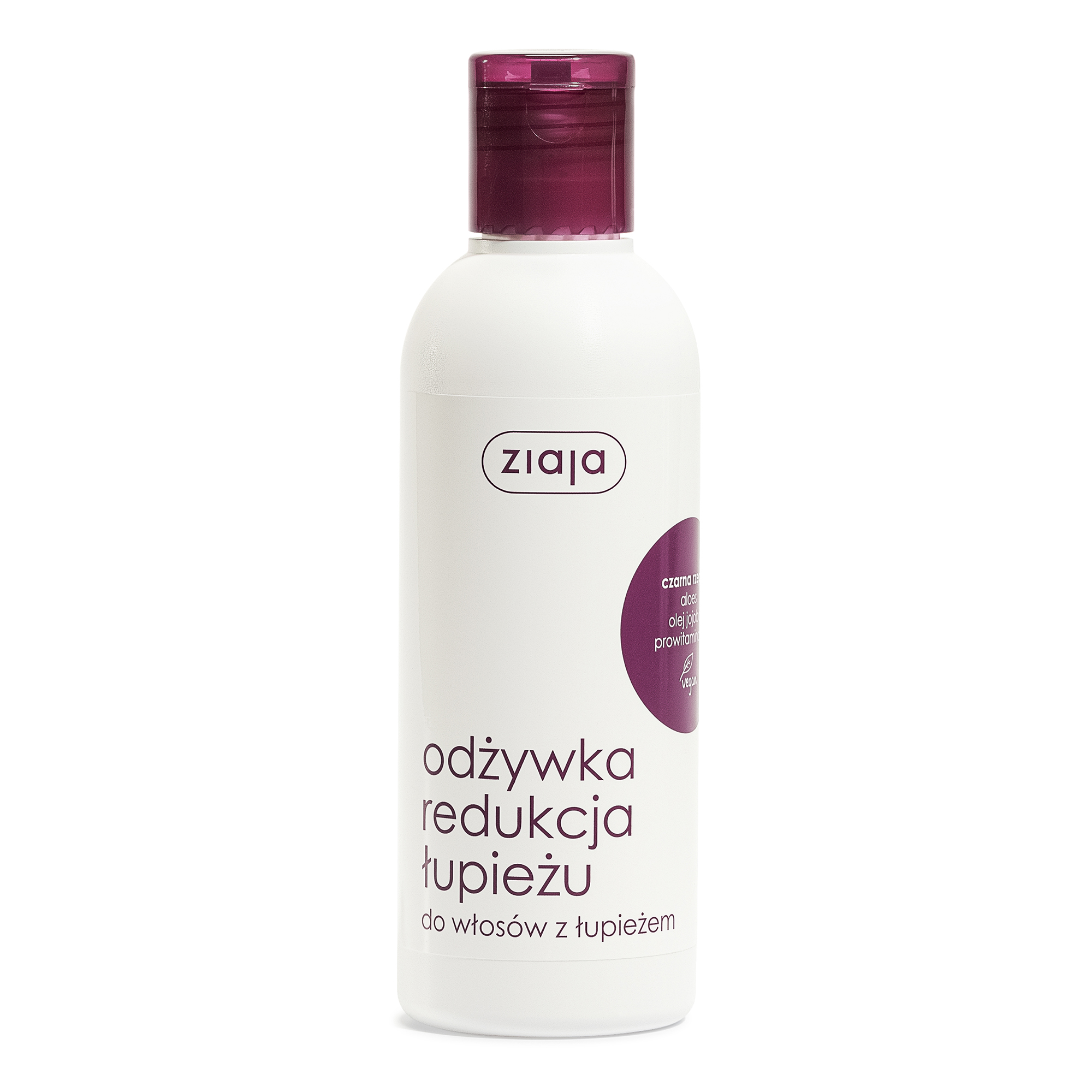 Ziaja Odżywka redukcja łupieżu czarna rzepa, 200 ml zdjęcie