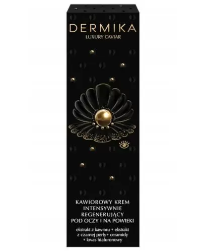 Dermika Luxury Caviar Kawiorowy krem intensywnie regenerujący pod oczy i na powieki 15 ml zdjęcie