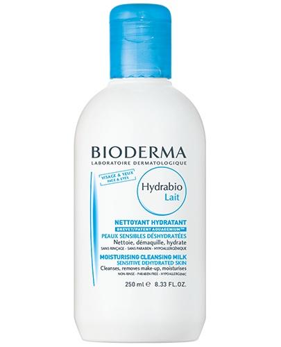 BIODERMA HYDRABIO LAIT Nawilżające mleczko do demakijażu dla skóry odwodnionej i wrażliwej - 250 ml zdjęcie