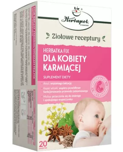 Herbapol Herbatka fix dla kobiety karmiącej 20 torebek zdjęcie