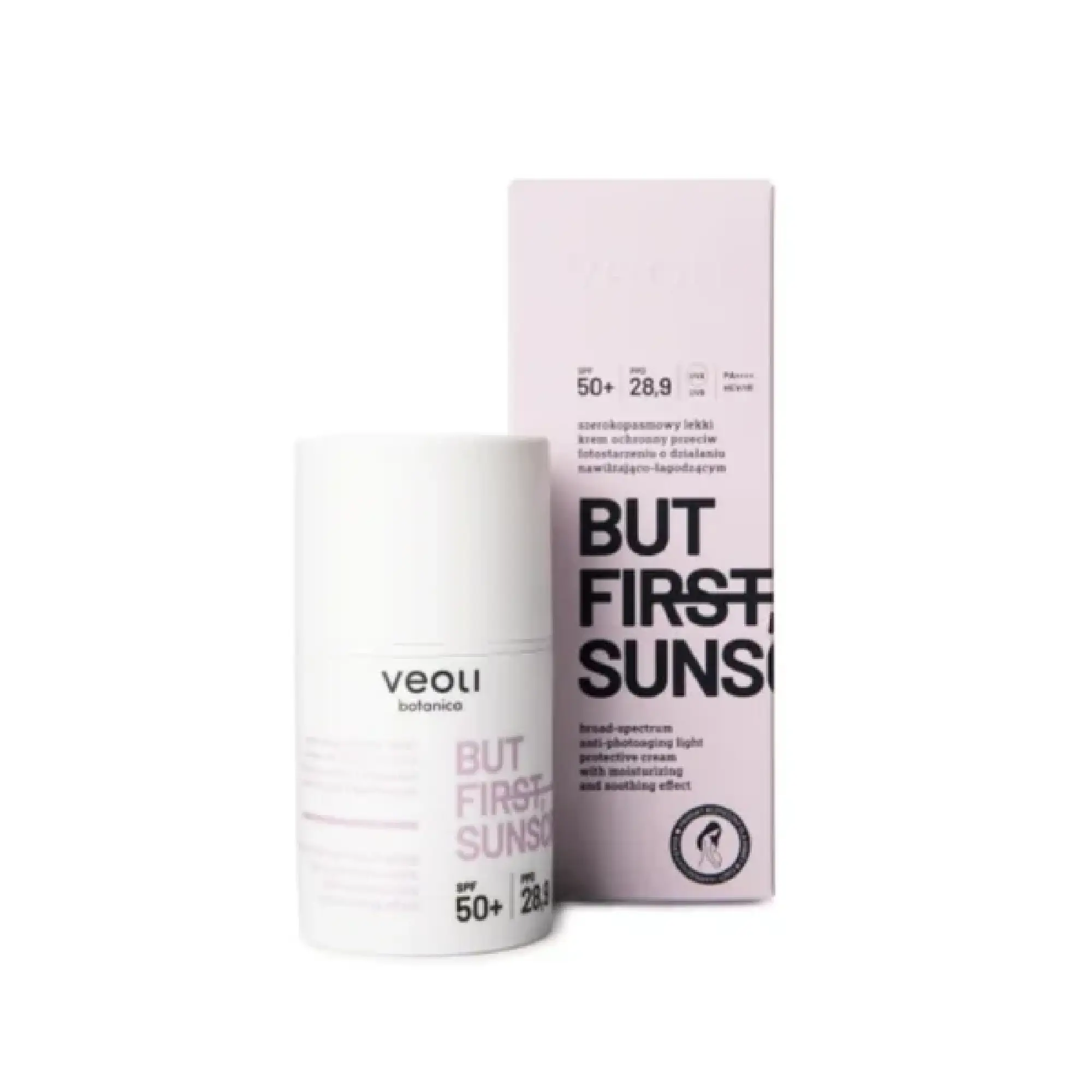 Veoli Botanica, szerokopasmowy lekki krem ochronny przeciw fotostarzeniu o działaniu nawilżająco-łagodzącym, 50 ml zdjęcie