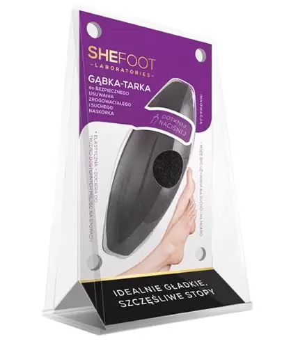 SheFoot gąbka-tarka do bezpiecznego usuwania naskórka 1 sztuka zdjęcie
