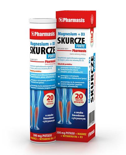 Pharmasis Magnesium + D3 Skurcze Forte, 20 tabletek musujących zdjęcie