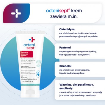 Octenisept Protect Repair krem do podrażnionej, popękanej i łuszczącej się skóry 50 ml