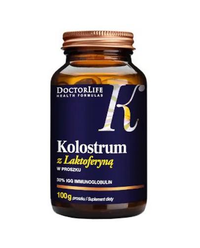 Doctor Life Kolostrum z Laktoferyną w proszku, 100 g, cena, opinie, właściwości zdjęcie