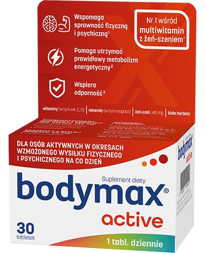 Bodymax Active, 30 tabl., cena, opinie, właściwości zdjęcie
