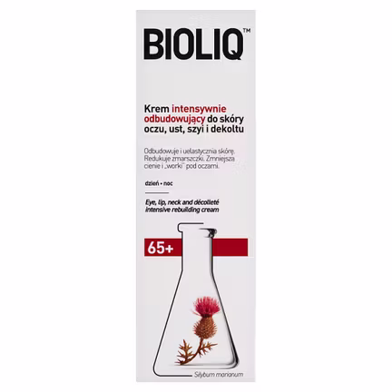 Bioliq 65+ krem intensywnie odbudowujący do skóry oczu, szyi, 15 ml zdjęcie