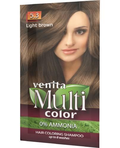 Venita Multi Color, szampon koloryzujący, 5.3 Jasny Brąz, 40 g zdjęcie