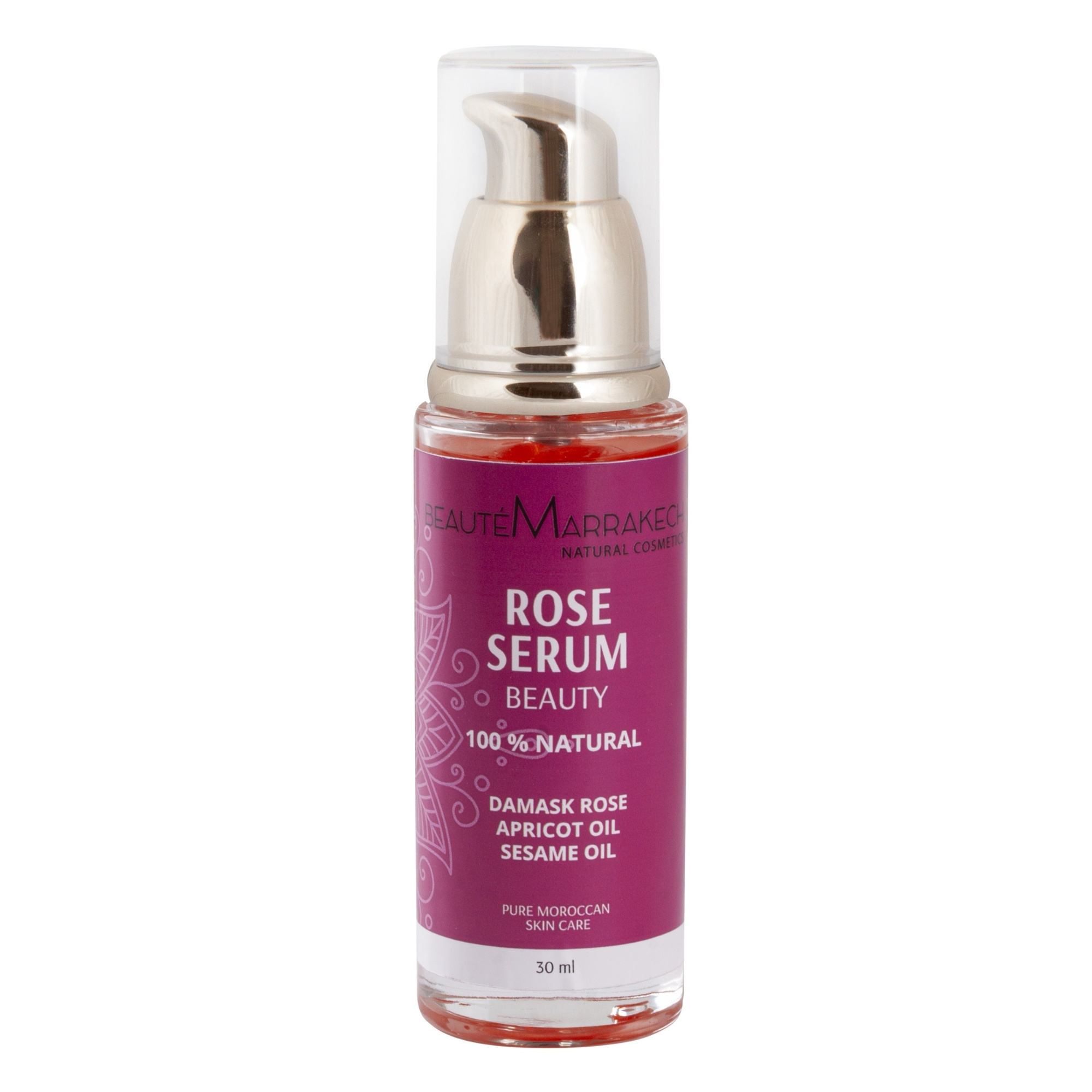 Beaute Marrakech, Wzmacniające serum różane dla skóry wrażliwej i naczynkowej, 30 ml zdjęcie