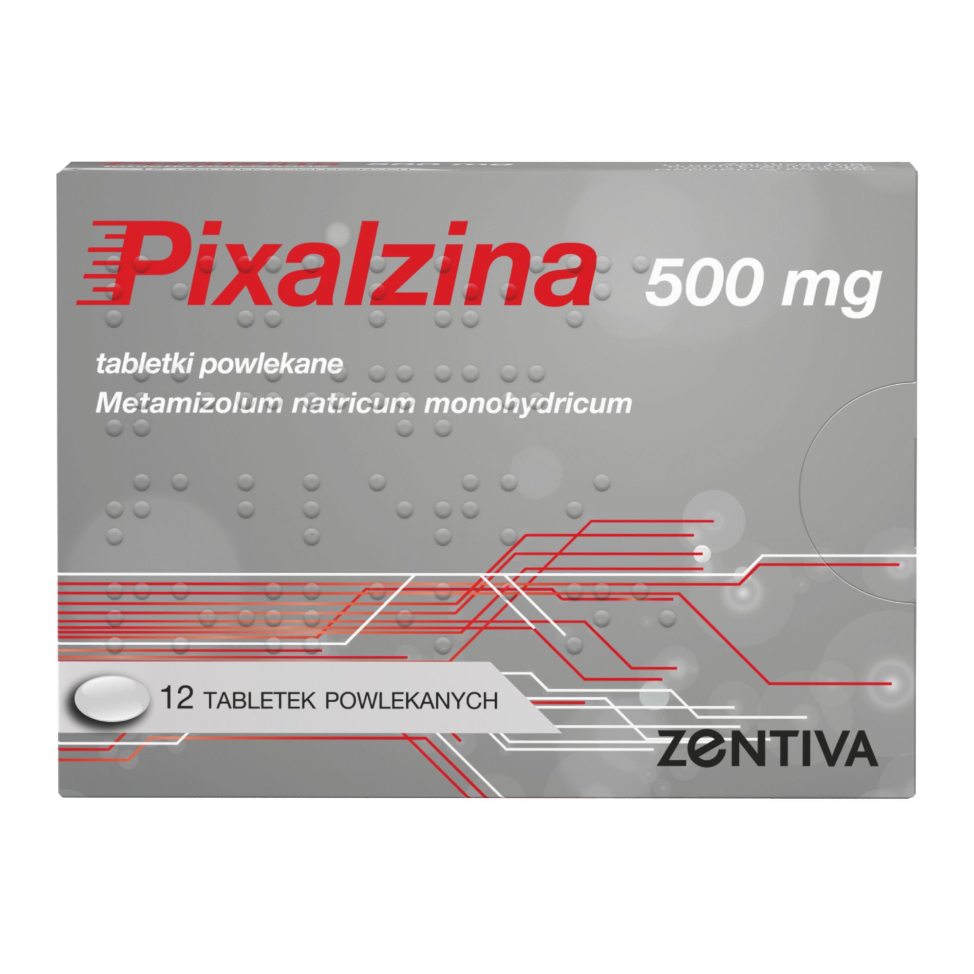 Pixalzina 500 mg 12 tabletek zdjęcie