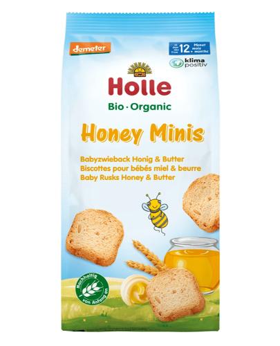 Holle Mini sucharki z miodem i masłem, 100 g zdjęcie