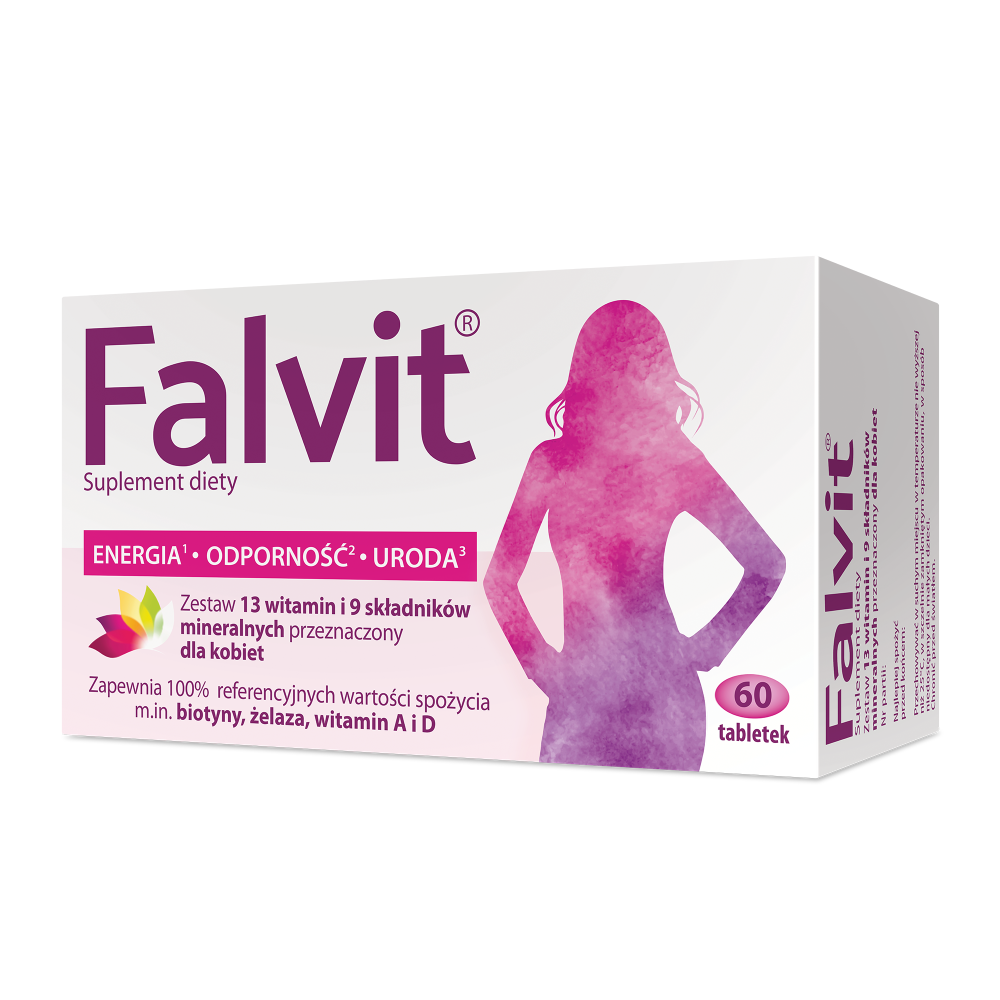 Falvit, tabletki drażowane, 60 sztuk zdjęcie