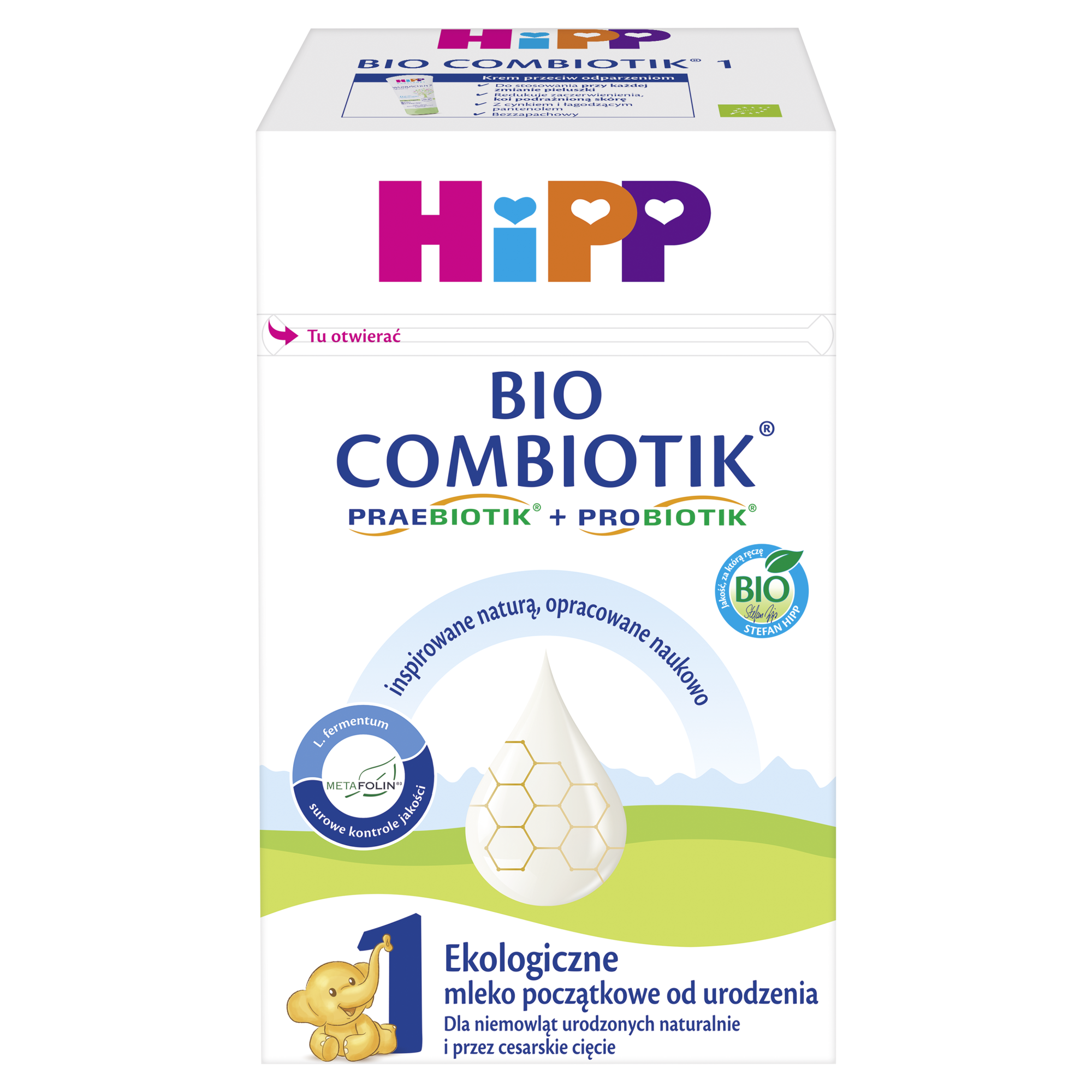 HiPP 1 BIO Combiotik mleko początkowe od urodzenia 550 g zdjęcie