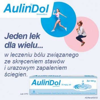 Aulindol Żel 30 mg/g - 100 g - cena, opinie, wskazania