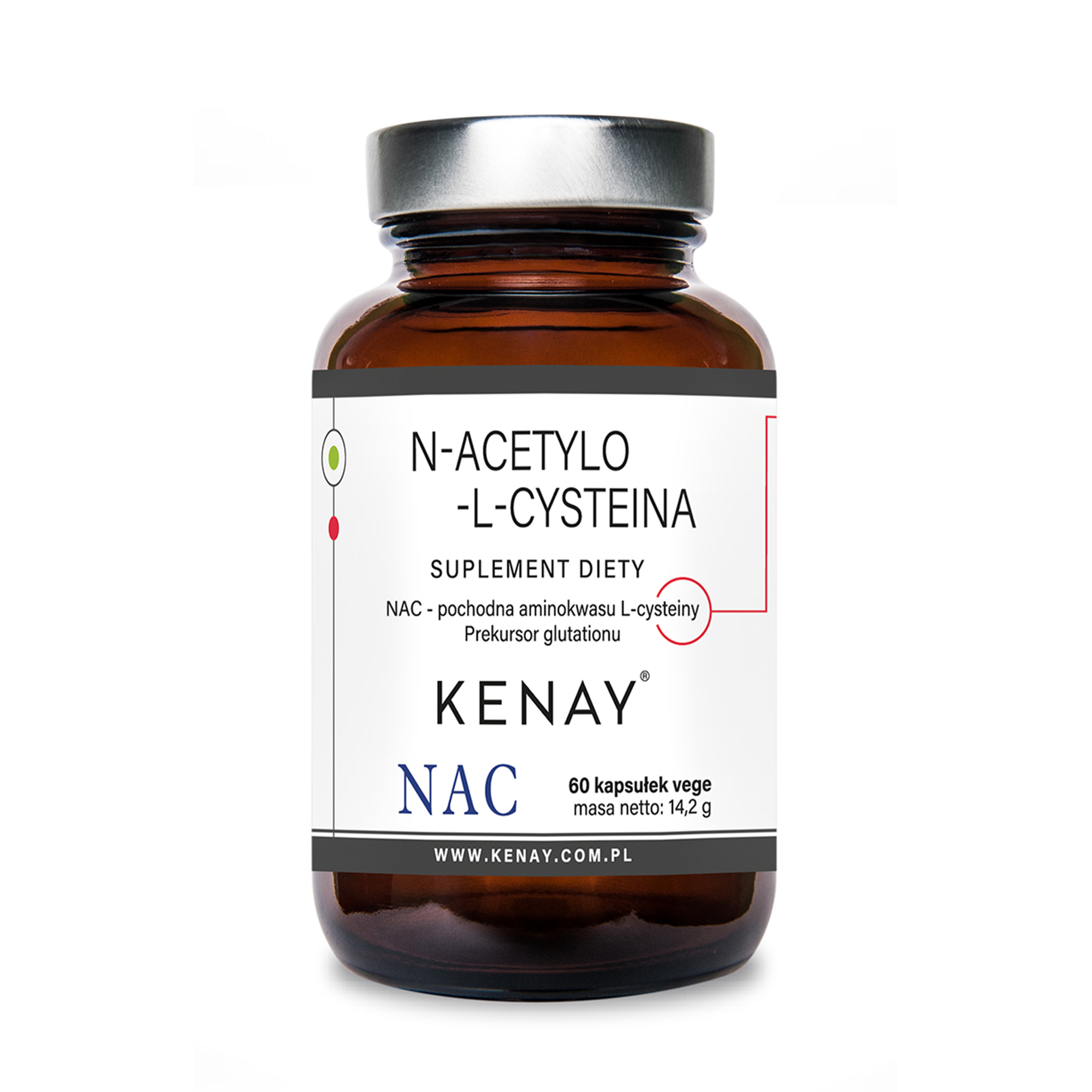 Kenay Nac N-Acetylo L-Cysteina, kapsułki, 60 sztuk zdjęcie