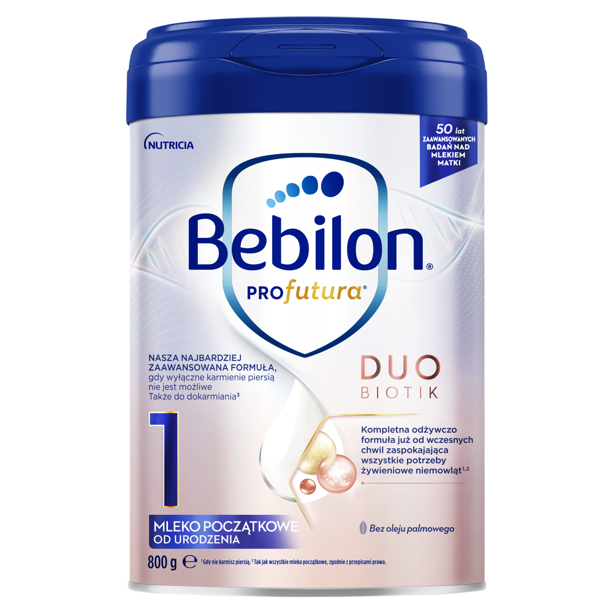 Bebilon 1 ProFutura Duobiotik mleko początkowe od urodzenia 800 g zdjęcie
