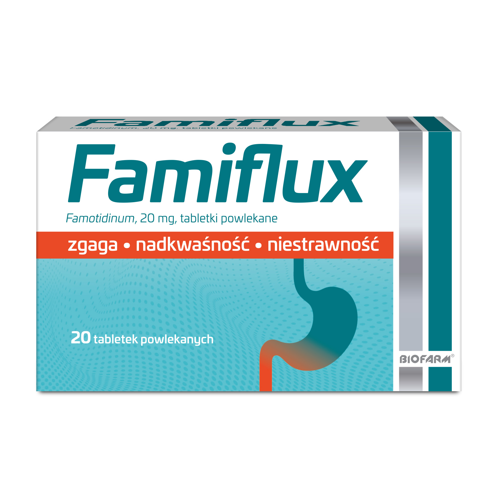 Famiflux 20 mg, tabletki powlekane, 20 sztuk zdjęcie