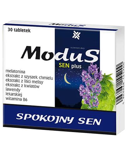 Modus sen plus - 30 tabl. - cena, opinie, stosowanie zdjęcie