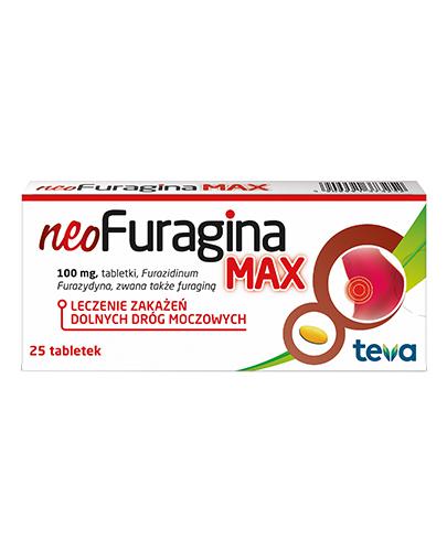 NEOFURAGINA MAX, na zakażenie dolnych dróg moczowych, 25 tabletek zdjęcie