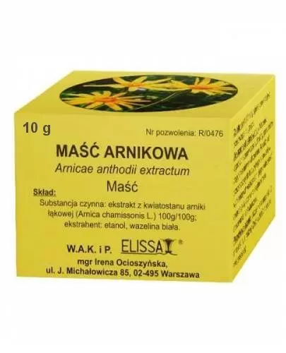 Maść arnikowa 100 g/100g 10 g zdjęcie