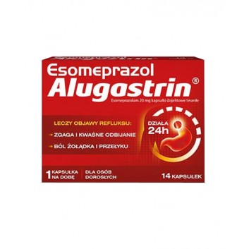 Esomeprazol Alugastrin, 14 kapsułek
